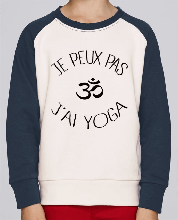 Sweat petite fille Je peux pas j'ai Yoga par Freeyourshirt.com