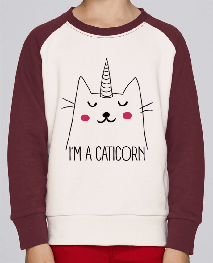 Sweat petite fille I'm a Caticorn by Freeyourshirt.com