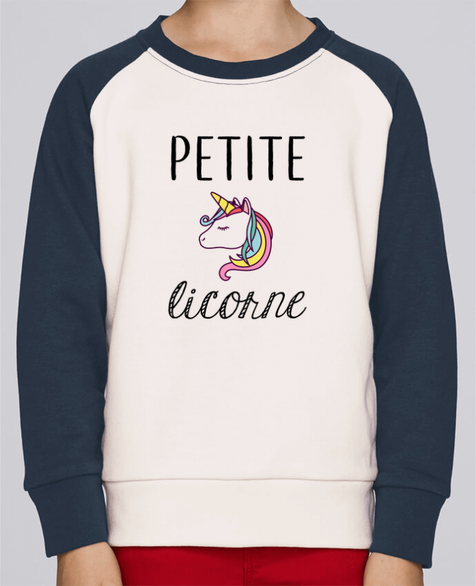 Sweat petite fille Petite licorne by LPMDL