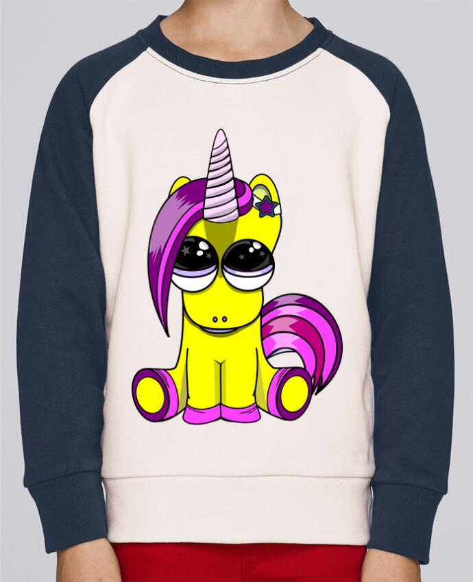 Sweat petite fille bébé licorne par SG LXXXIII