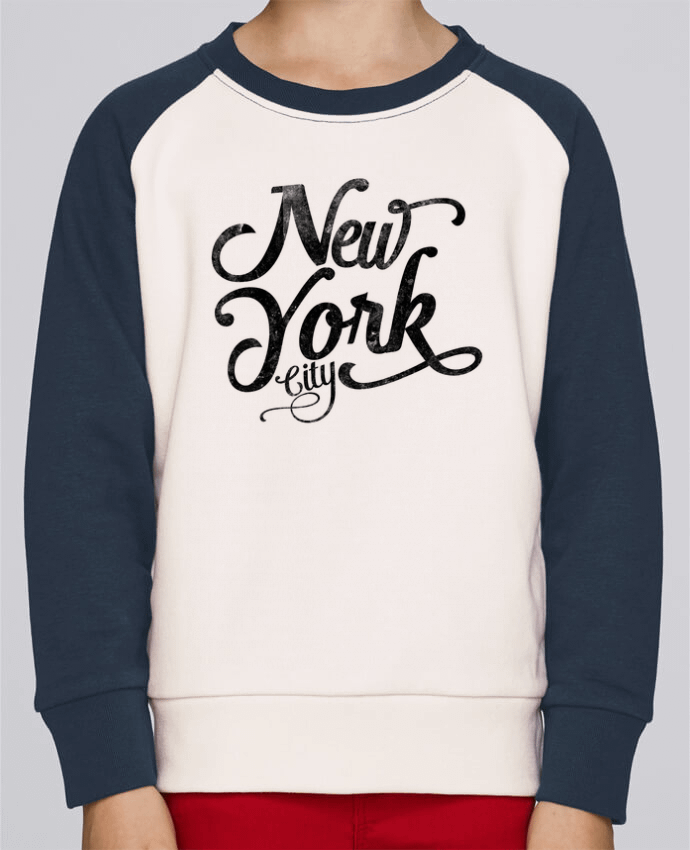 Sweat petite fille New York City typographie by justsayin