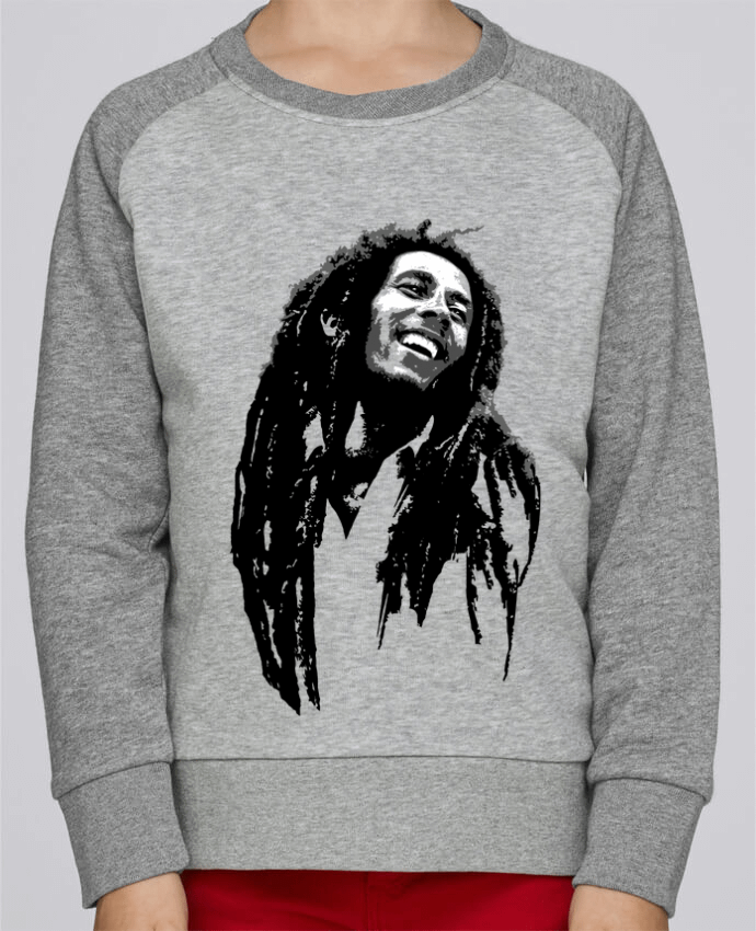 Sweat petite fille Bob Marley por Graff4Art