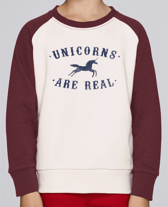 Sweat petite fille Unicorns are real par Florent Bodart