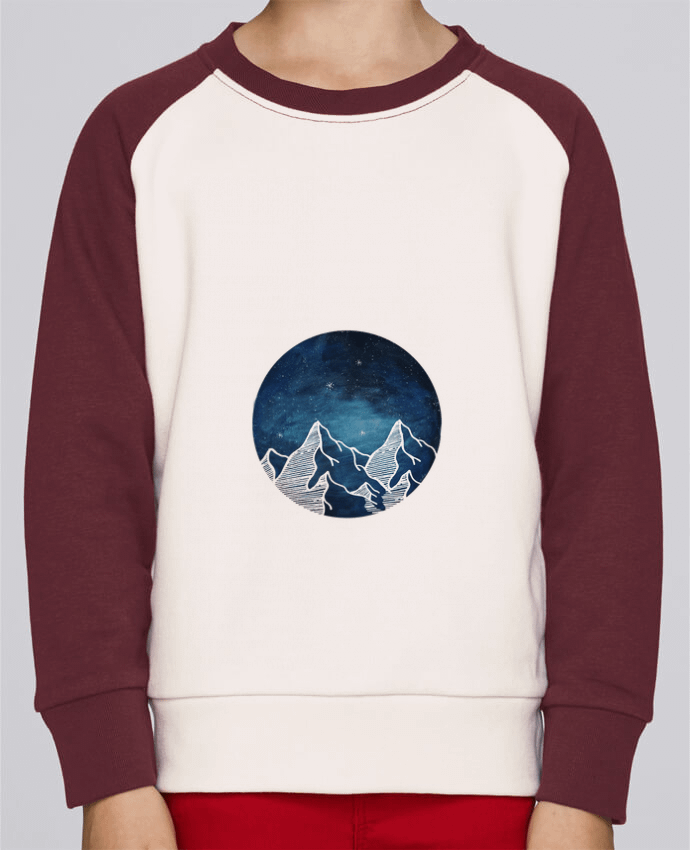 Sweat petite fille Canadian Mountain by Likagraphe