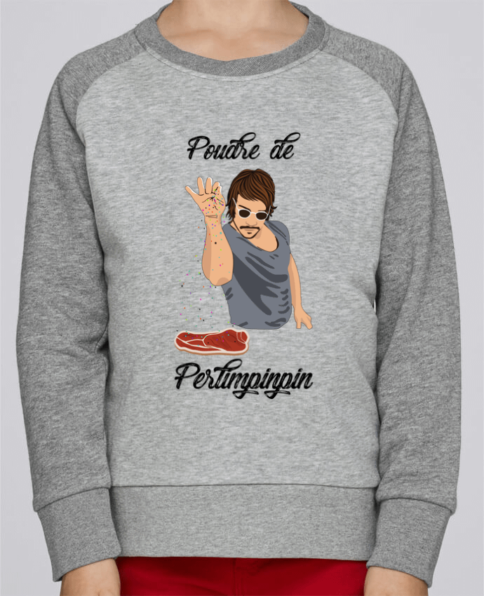 Sweat petite fille Poudre de Perlimpinpin VS Salt Bae par tunetoo