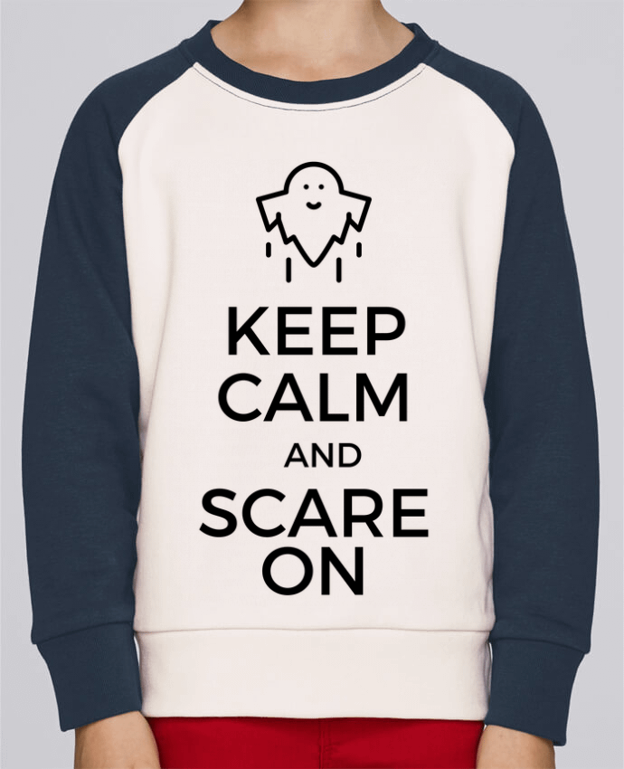 Sweat petite fille Keep Calm and Scare on Ghost por tunetoo
