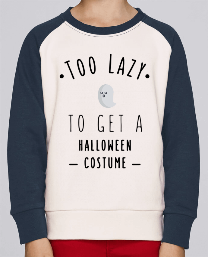 Sweat petite fille Too Lazy to get a Halloween Costume par tunetoo