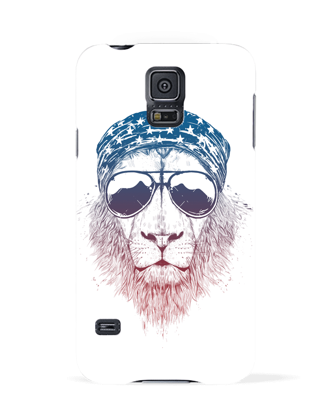 Carcasa Samsung Galaxy S5 Wild lion por Balàzs Solti