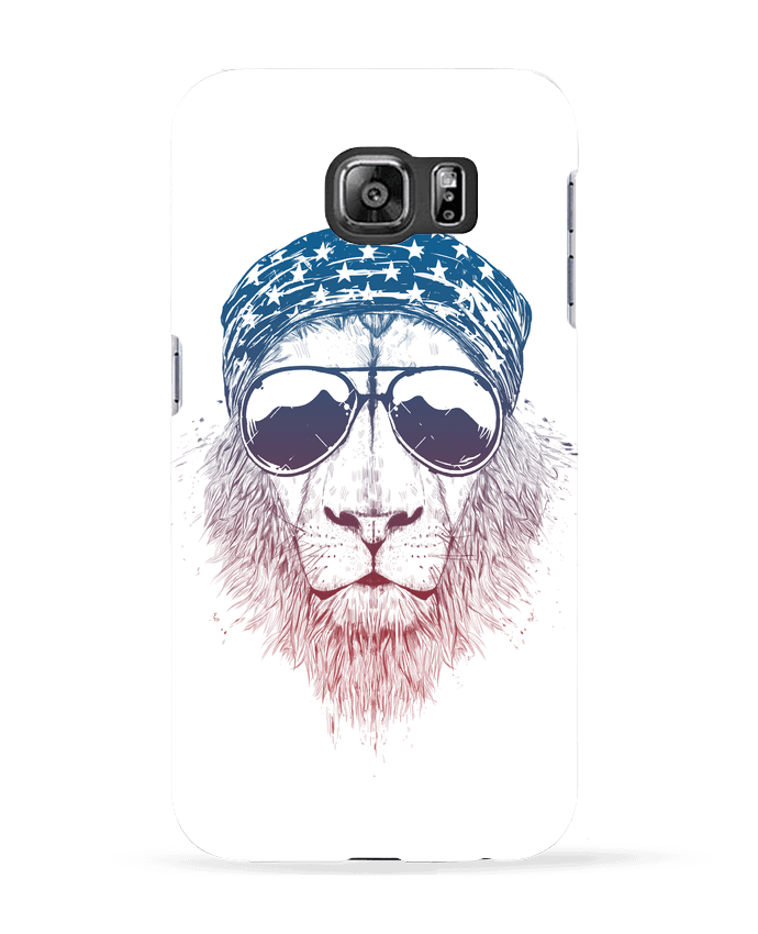 Case 3D Samsung Galaxy S6 Wild lion - Balàzs Solti