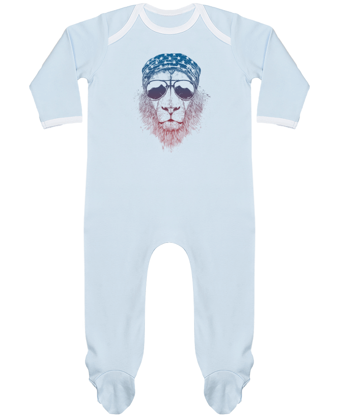 Body Pyjama Bébé Wild lion par Balàzs Solti
