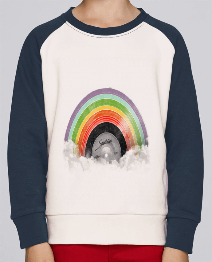 Sweatshirt Kids Round Neck Stanley Mini Contrast Rainbow Classics by Florent Bodart