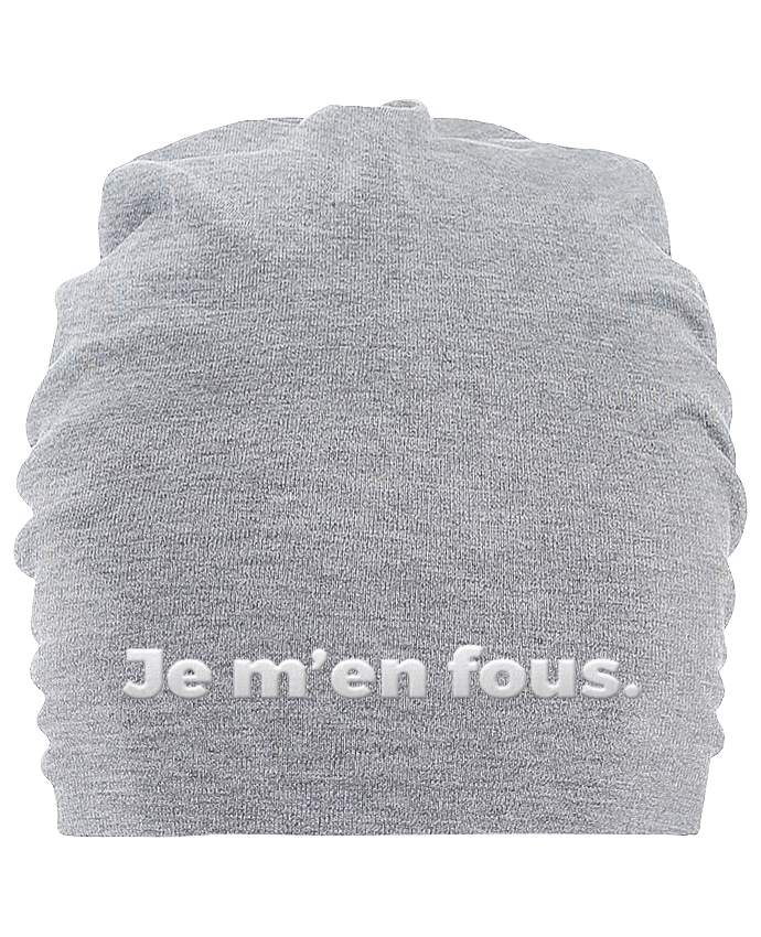 Hemsedal oversized cotton beanie Je m\'en fous. by tunetoo