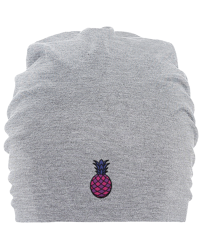 Hemsedal oversized cotton beanie Ananas violet by tunetoo