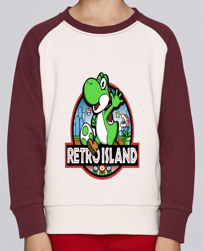 Sweatshirt Kids Round Neck Stanley Mini Contrast Retro Park by Kempo24