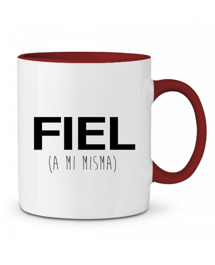 Taza Cerámica Bicolor FIEL (a misma) tunetoo