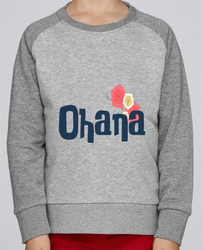 Sweatshirt Kids Round Neck Stanley Mini Contrast Ohana by Bichette