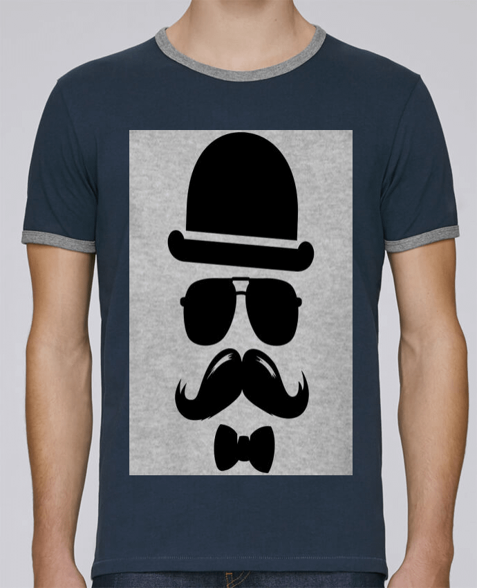 Camiseta Bordes Contrastados Hombre Stanley Holds Vetement moustache swag pour femme por Designer_TUNETOO