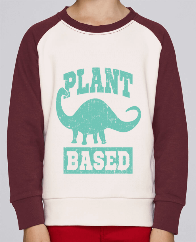 Sweatshirt Kids Round Neck Stanley Mini Contrast Plant based by Bichette