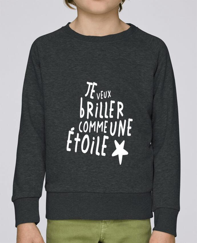 Sweatshirt Kids round neck Stanley Mini Scouts Briller comme une étoile by tunetoo