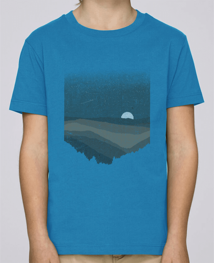 T-shirt garçon Moonrise Sepia par Florent Bodart