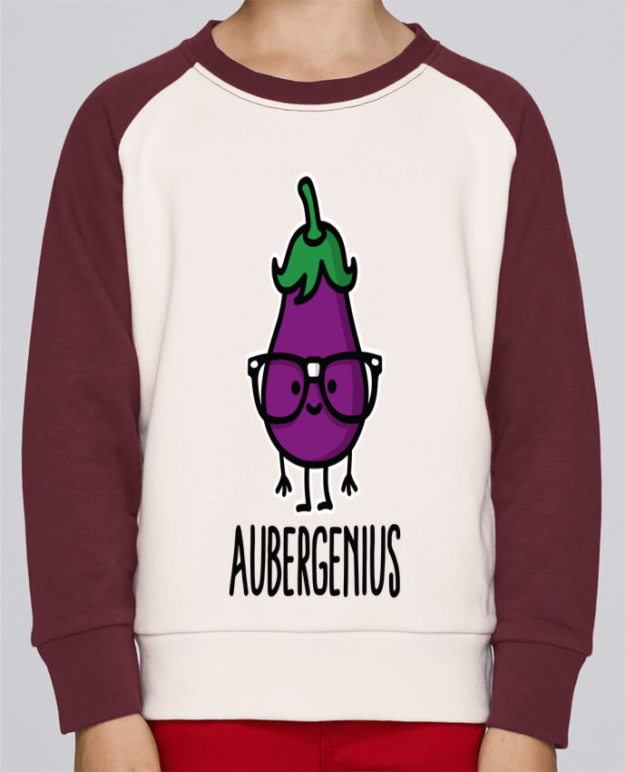 Sweat baseball enfant Aubergenius par LaundryFactory