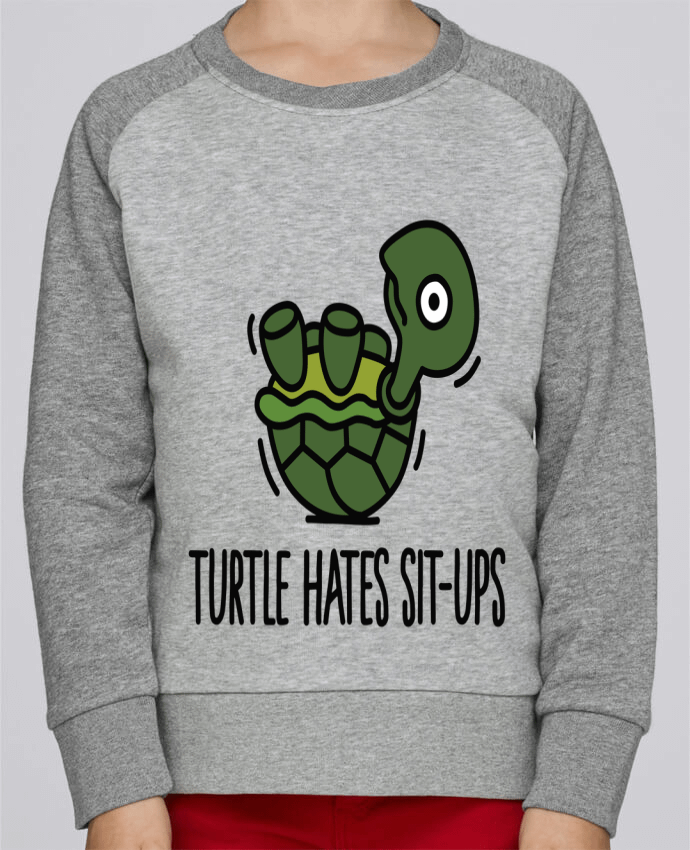 Sweat baseball enfant TURTLE HATES SIT-UPS par LaundryFactory