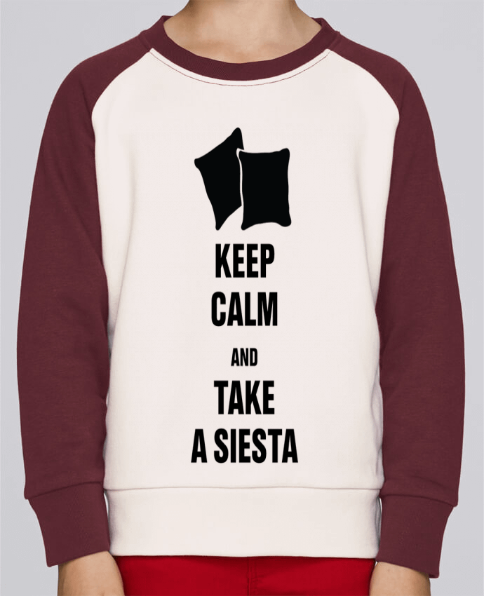 Sweat baseball enfant Keep calm and take a siesta par tunetoo