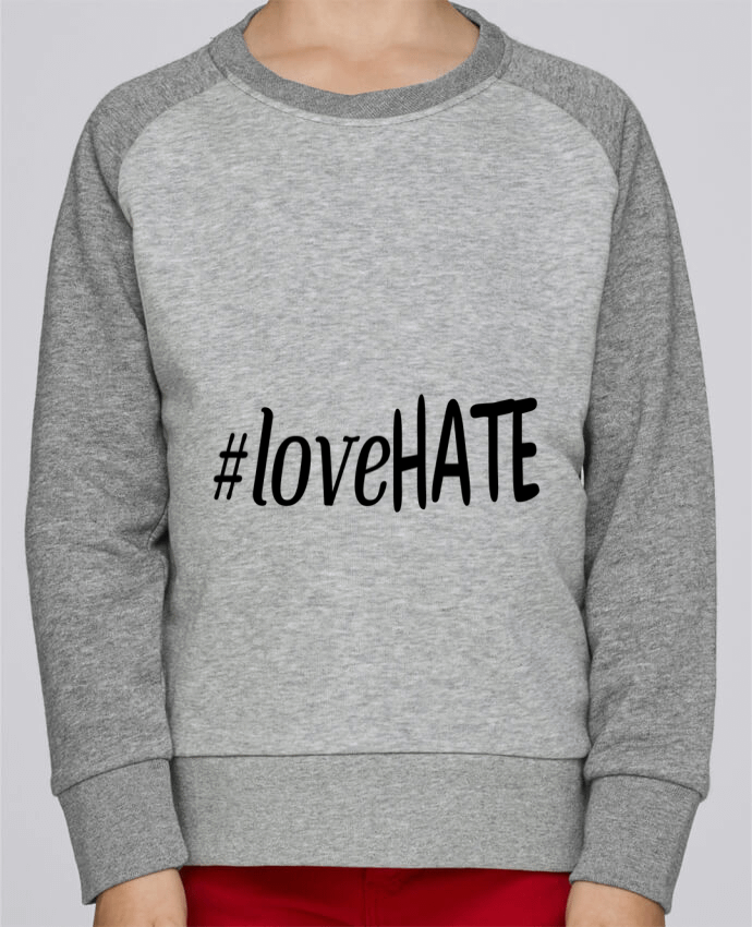 Sweat baseball enfant #lovehate par tunetoo