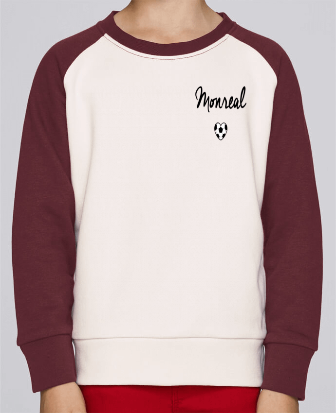 Sweatshirt Kids Round Neck Stanley Mini Contrast Monreal light by tunetoo