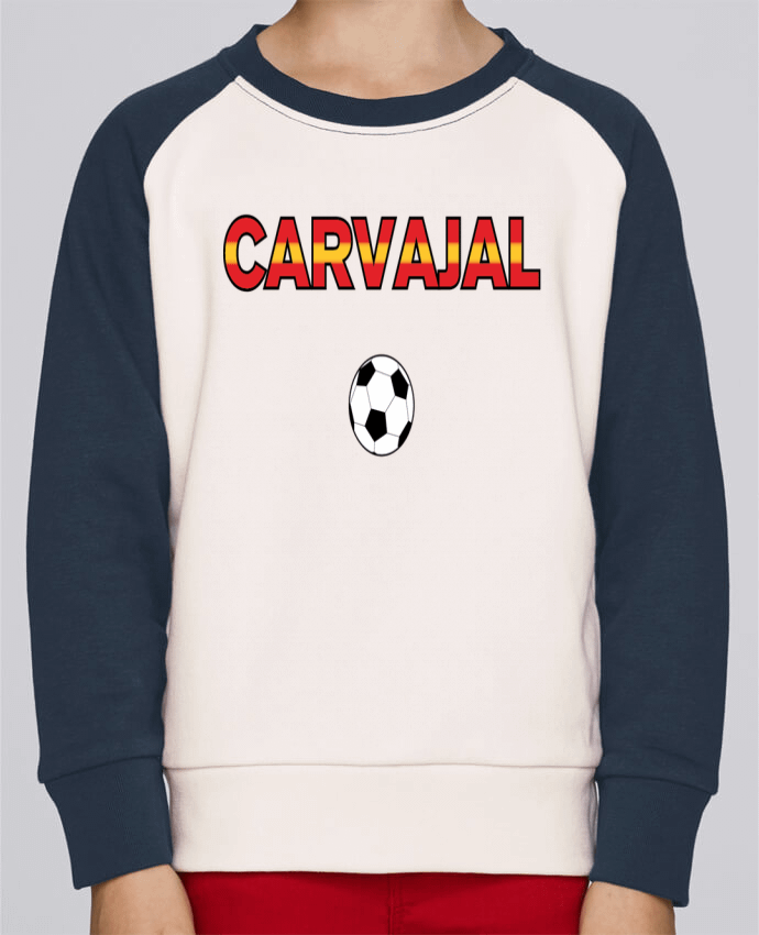 Sweatshirt Kids Round Neck Stanley Mini Contrast Carvajal by tunetoo