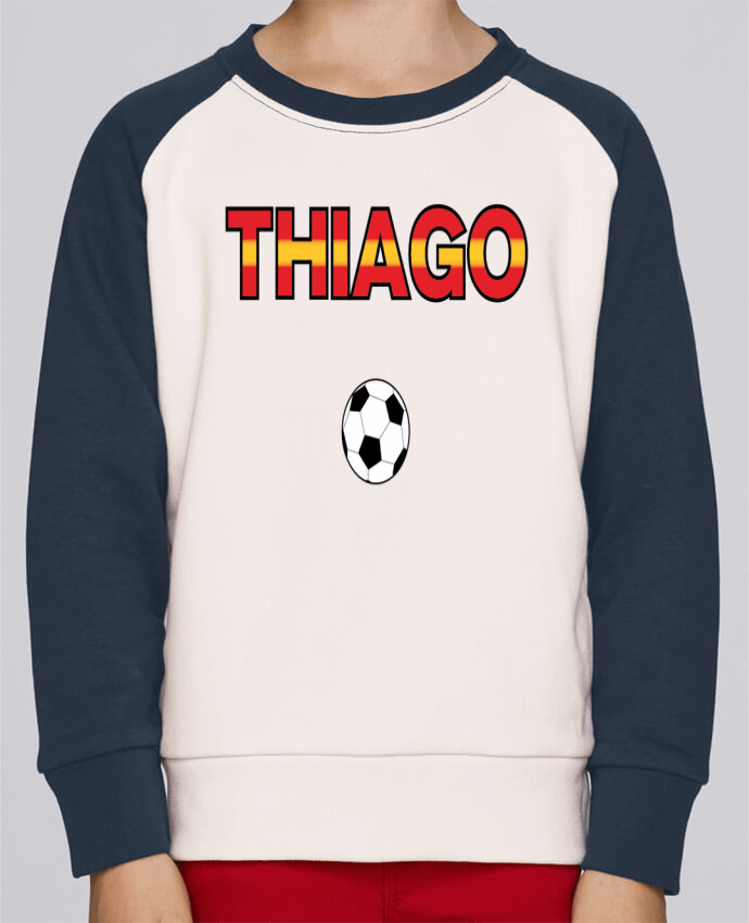 Sweatshirt Kids Round Neck Stanley Mini Contrast Tiago by tunetoo
