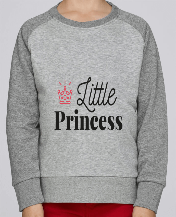 Sweatshirt Kids Round Neck Stanley Mini Contrast Little princess by arsen