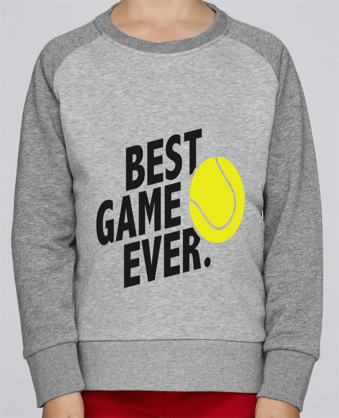Sweatshirt Kids Round Neck Stanley Mini Contrast BEST GAME EVER Tennis by tunetoo