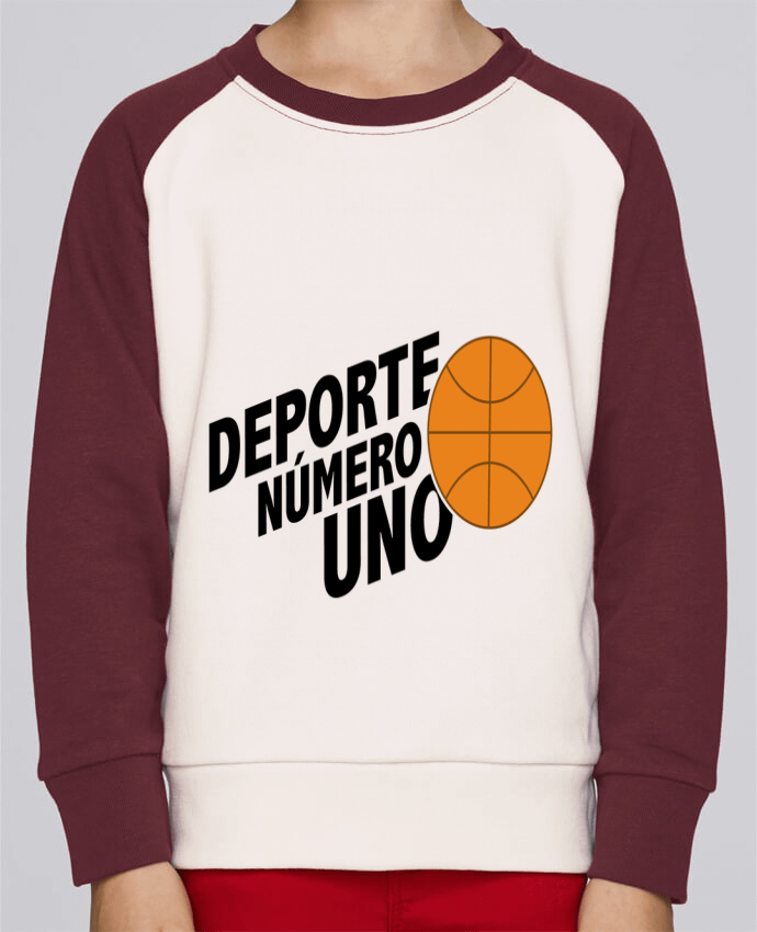 Sweat baseball enfant Deporte Número Uno Basketball par tunetoo