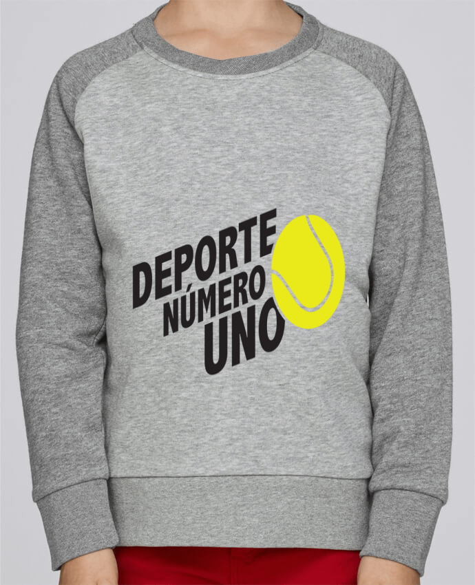 Sweatshirt Kids Round Neck Stanley Mini Contrast Deporte Número Uno Tennis by tunetoo
