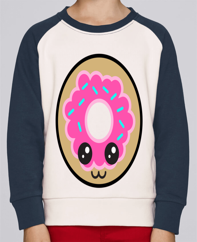 Sweatshirt Kids Round Neck Stanley Mini Contrast Donut by Anonymous