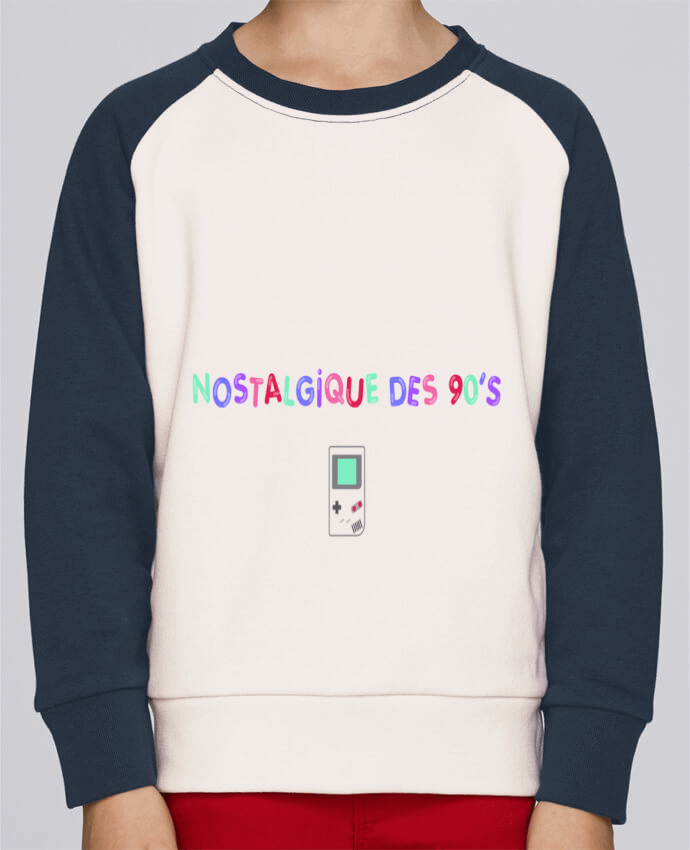 Sweat baseball enfant Nostalgique 90s Gameboy par tunetoo