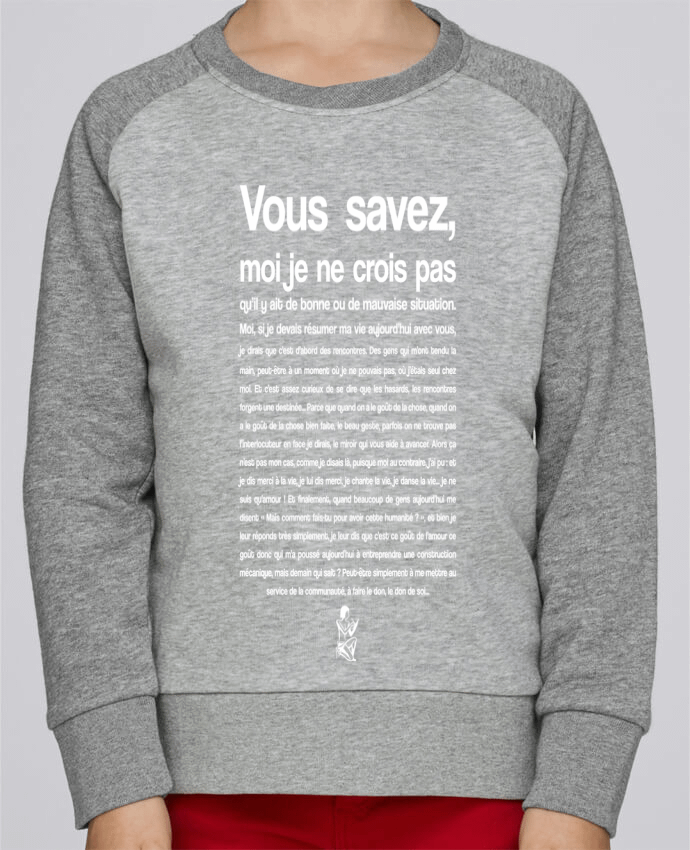 Sweat baseball enfant Citation Scribe Astérix par tunetoo