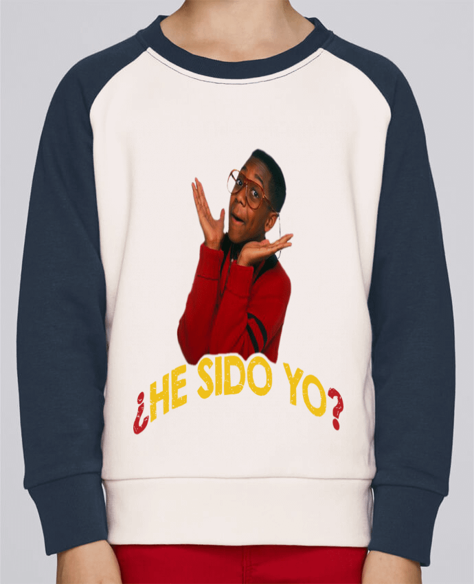 Sudadera Cuello Redondo Manga en Contraste Niño Mini Scouts Contraste Steve Urkel por tunetoo