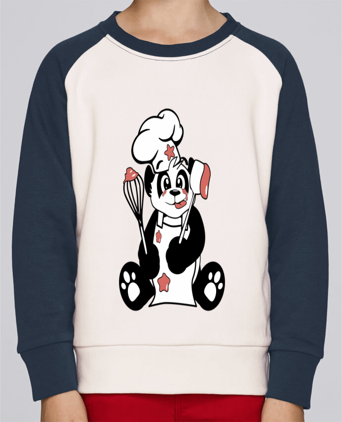 Sweat baseball enfant Panda Pot'Chef par CoeurDeChoux