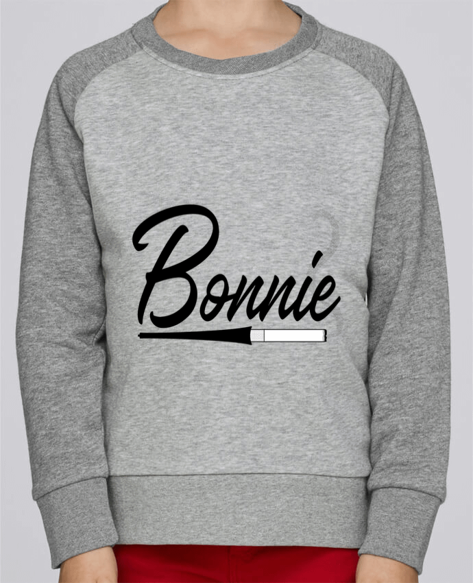 Sweatshirt Kids Round Neck Stanley Mini Contrast Bonnie by tunetoo
