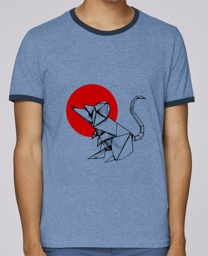 T-shirt ORIGAMI RAT pour femme par Fets