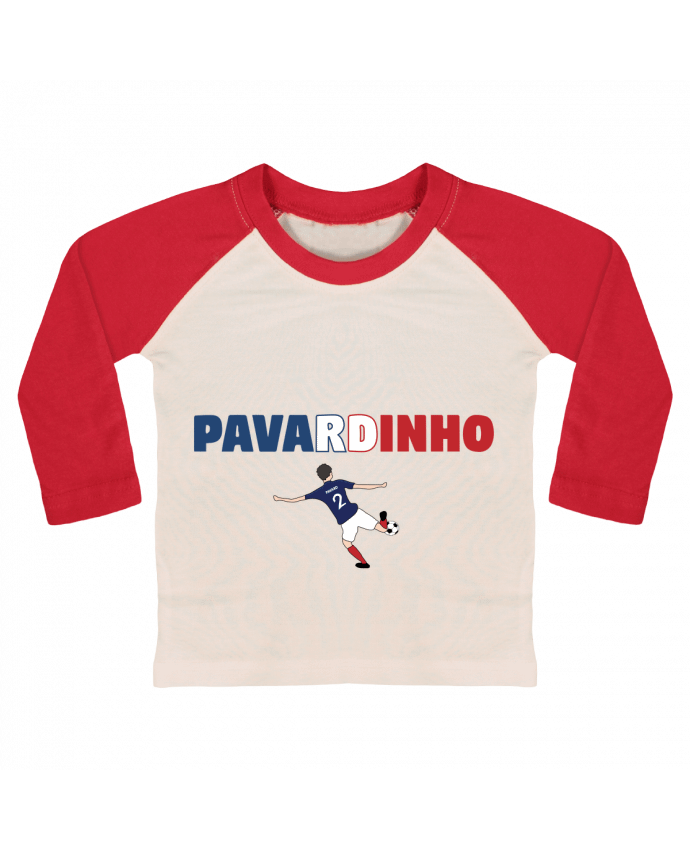 Camiseta Bebé Béisbol Manga Larga PAVARD - PAVARDINHO por tunetoo
