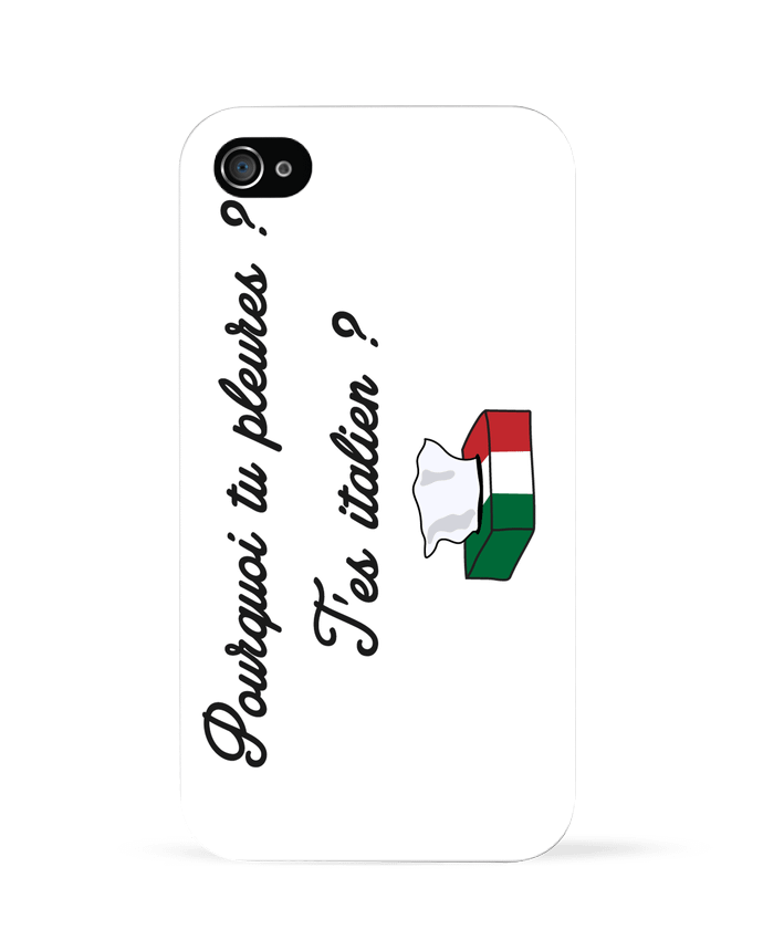 Coque iPhone 4 Italie Coupe du monde Troll by  tunetoo 