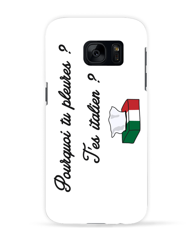 Case 3D Samsung Galaxy S7 Italie Coupe du monde Troll by tunetoo