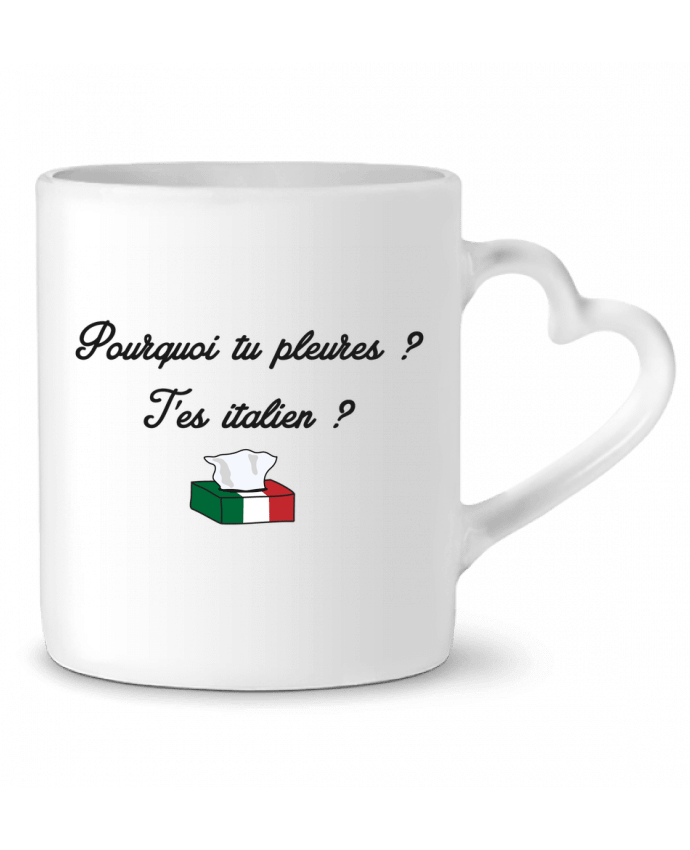 Taza Corazón Italie Coupe du monde Troll por tunetoo