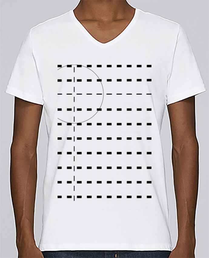 T-Shirt col V Homme design ---- par Tisboul