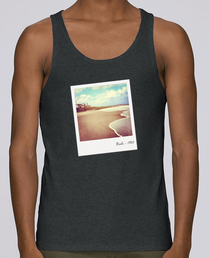 Camiseta de tirantes algodón orgánico hombre Stanley Runs Bali 1983 por justsayin 100% coton bio