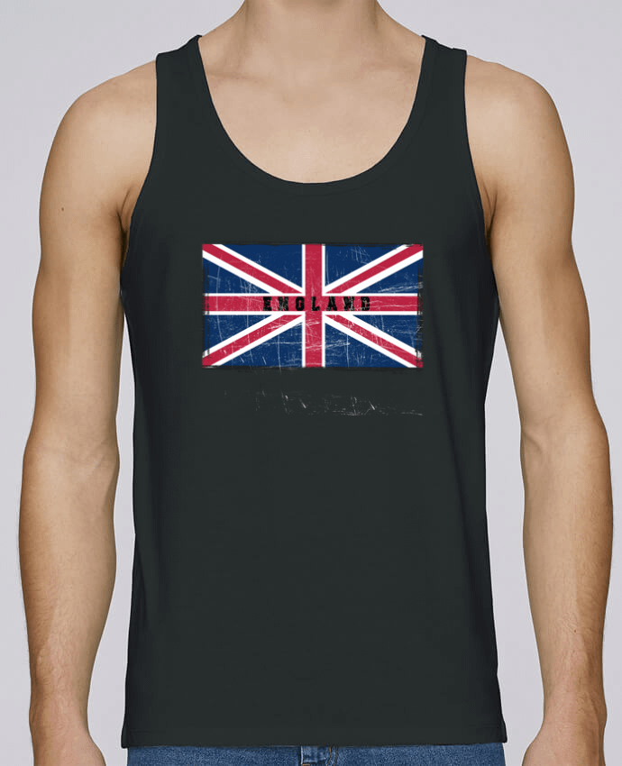 Tank Top Men Stanley Runs Organic cotton Drapeau anglais by Les Caprices de Filles 100% coton bio