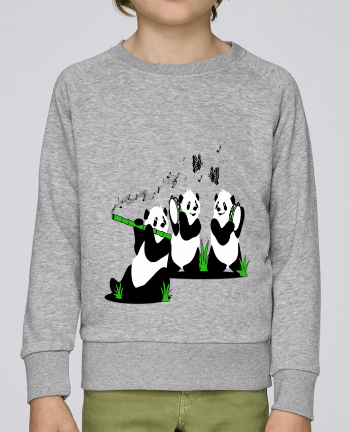 Sweatshirt Kids round neck Stanley Mini Scouts panda's band by CoeurDeChoux